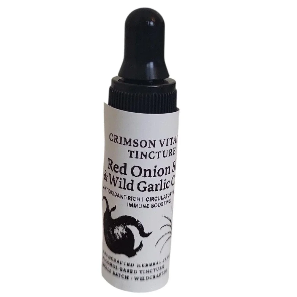 Red Onion Skin & Wild Garlic Chive Tincture • Small-Batch Botanical Extract
